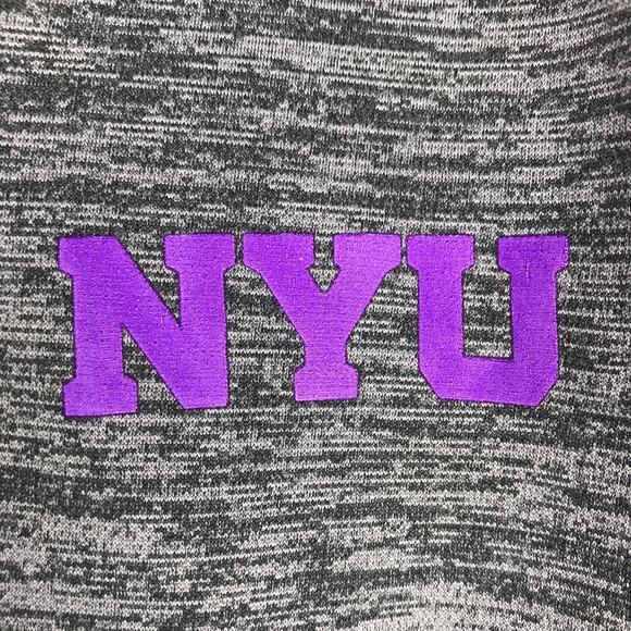 Under Armour New York University NYU Joggers Heather Gray Sweatpants Medium - Picture 6 of 12